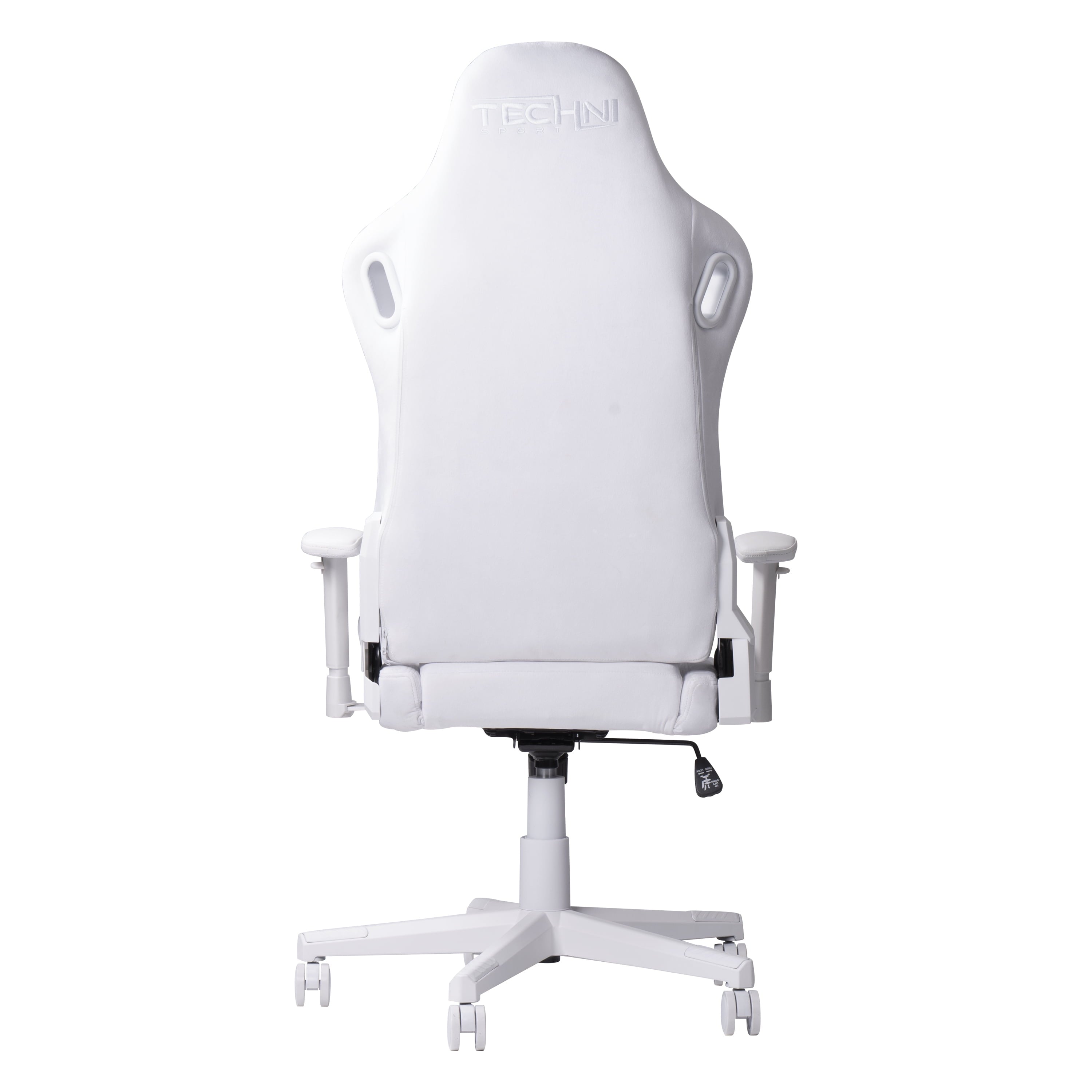 Techni Sport Velvet Gaming Chair, White RTA-TSF45C-WHT