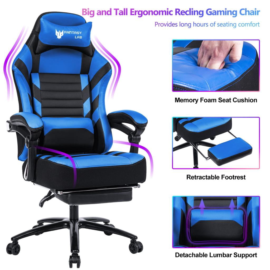 New Ergonomic Office Computer Chair- Memory Foam Seat, Adjustable Height, 360° Swivel, Reclining & Linkage Armrests