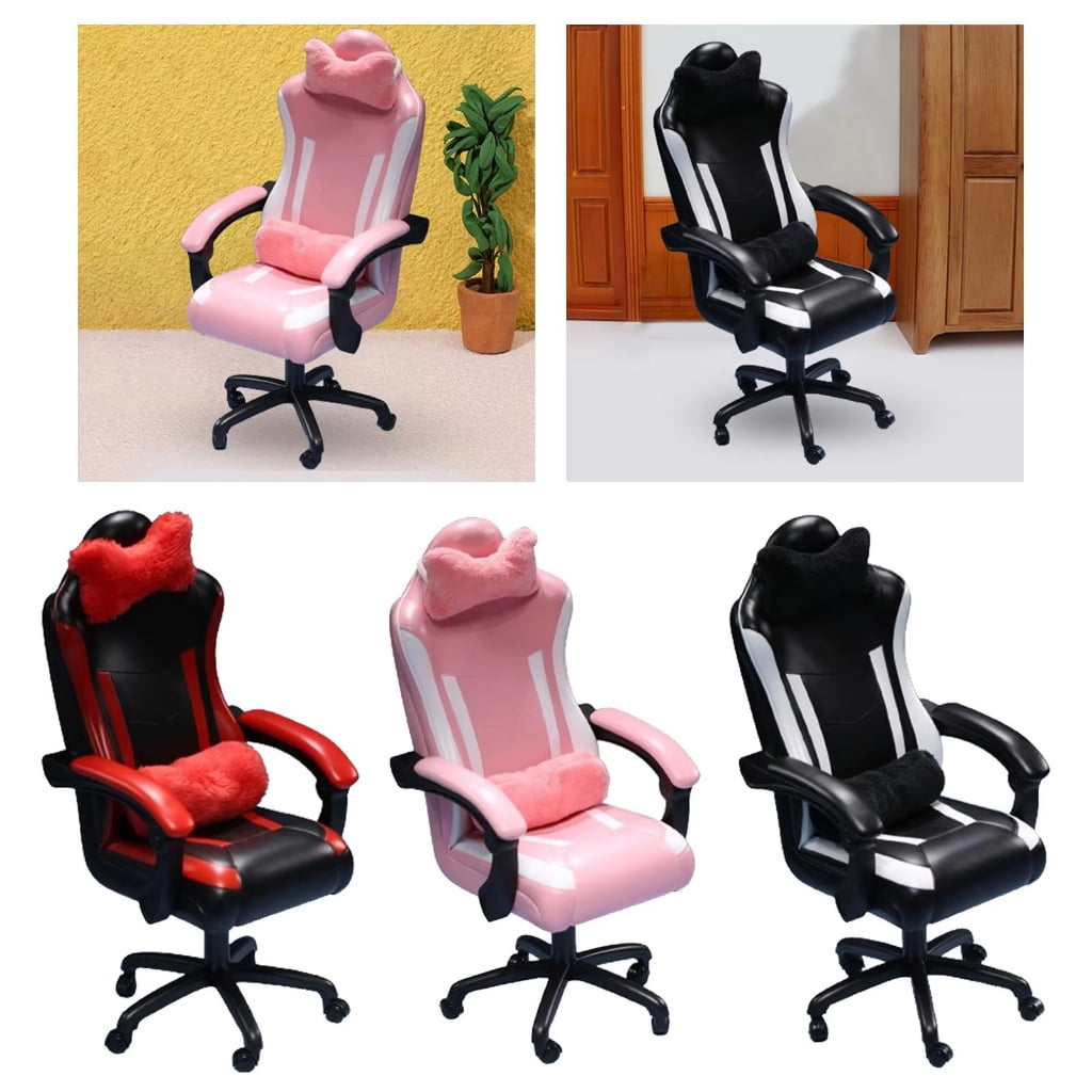 Girls Chair 1/6 Scale Pretend Play Kid Playset Video Game Scene Supplies