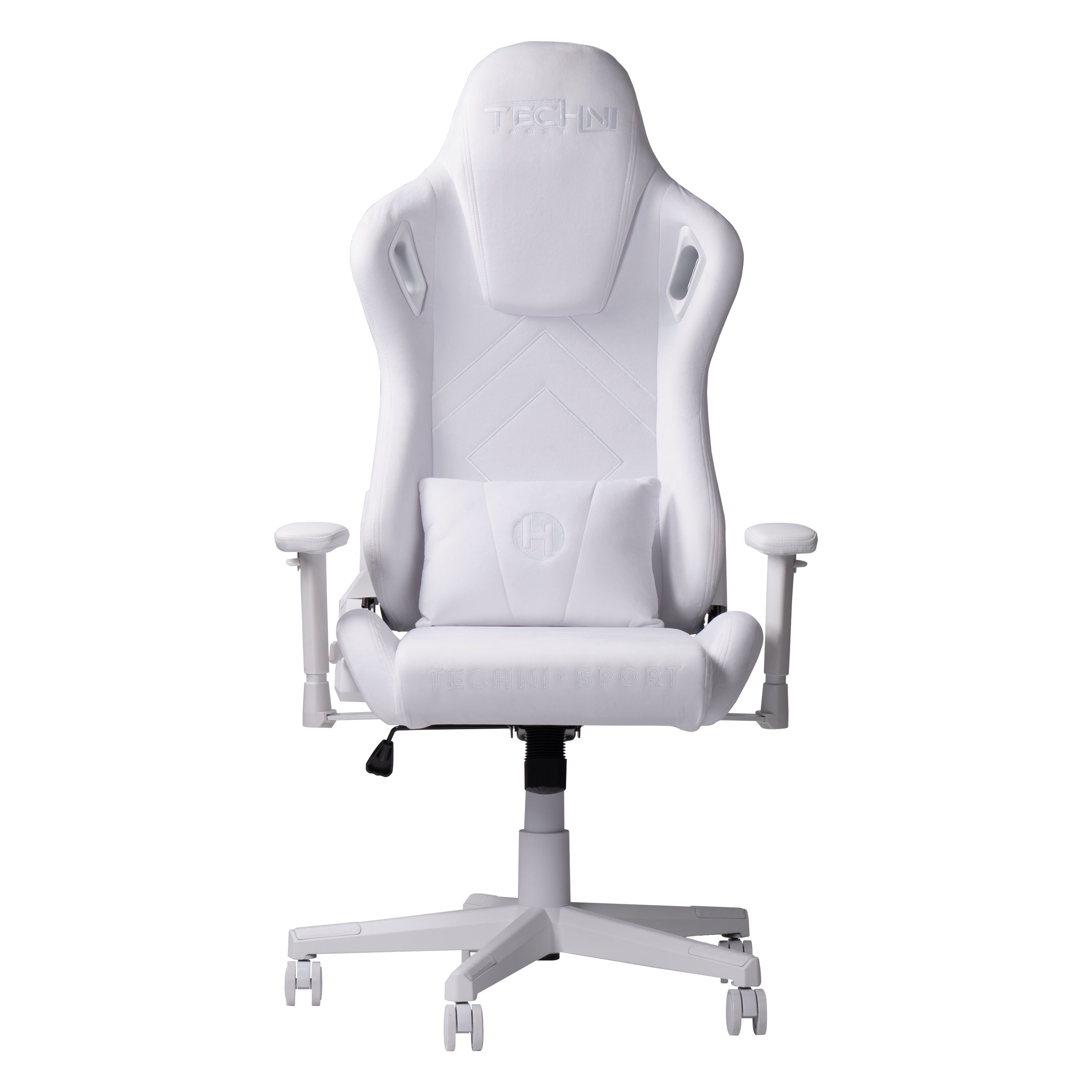 Techni Sport Velvet Gaming Chair, White RTA-TSF45C-WHT