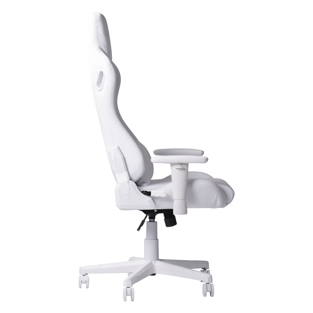 Techni Sport Velvet Gaming Chair, White RTA-TSF45C-WHT