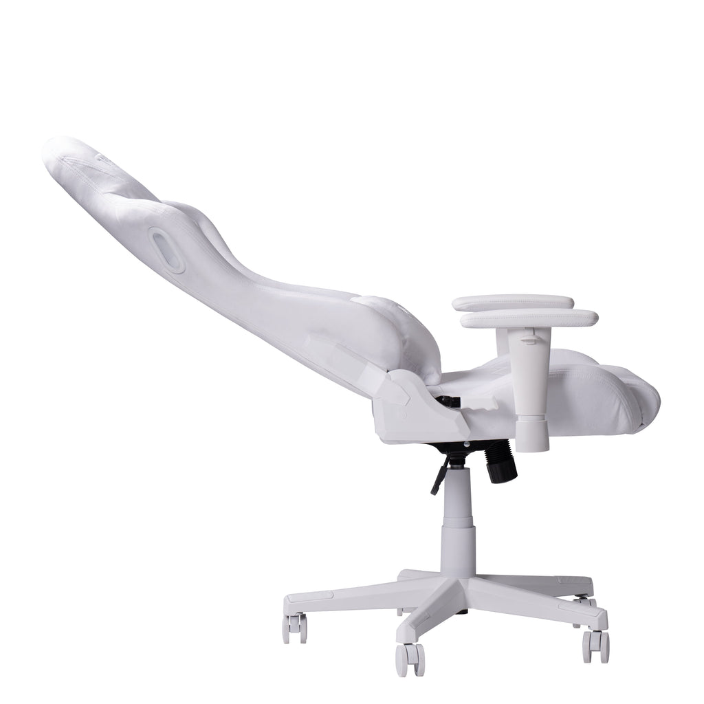 Techni Sport Velvet Gaming Chair, White RTA-TSF45C-WHT
