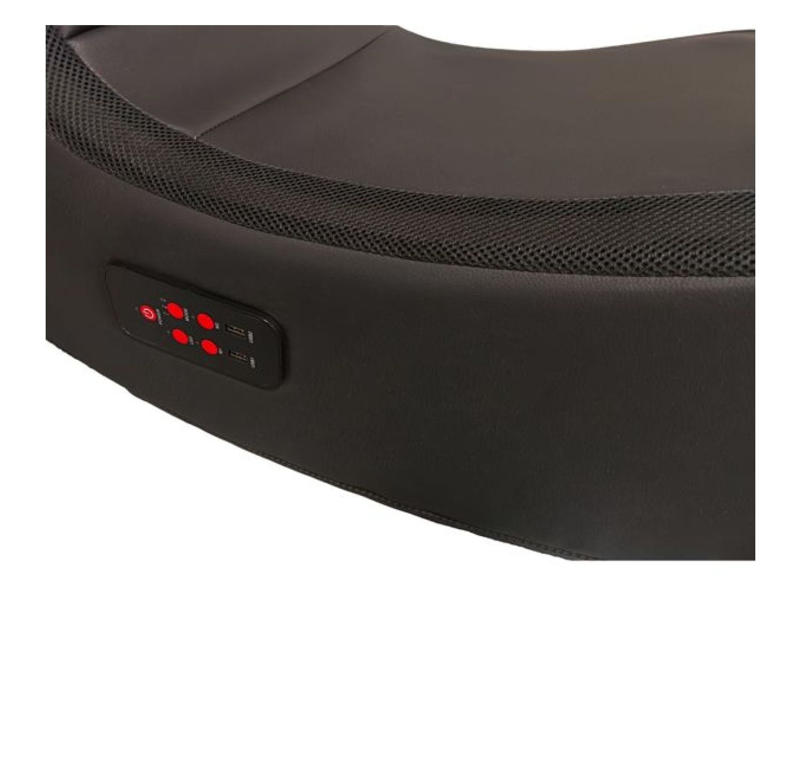 Foldable Gaming Chair with Speakers & Vibration - LED Strip, Bluetooth, USB Port - Multi-Function Comfortable Gaming Seat for Console, PC & Mobile