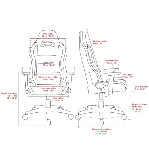 Arozzi Torretta Soft PU Leather Material Gaming Chair, Durable Ergonomic Office Chair with Adjustable Height, 3D Armrest & 2 Supportive Pillows (Pure Black)