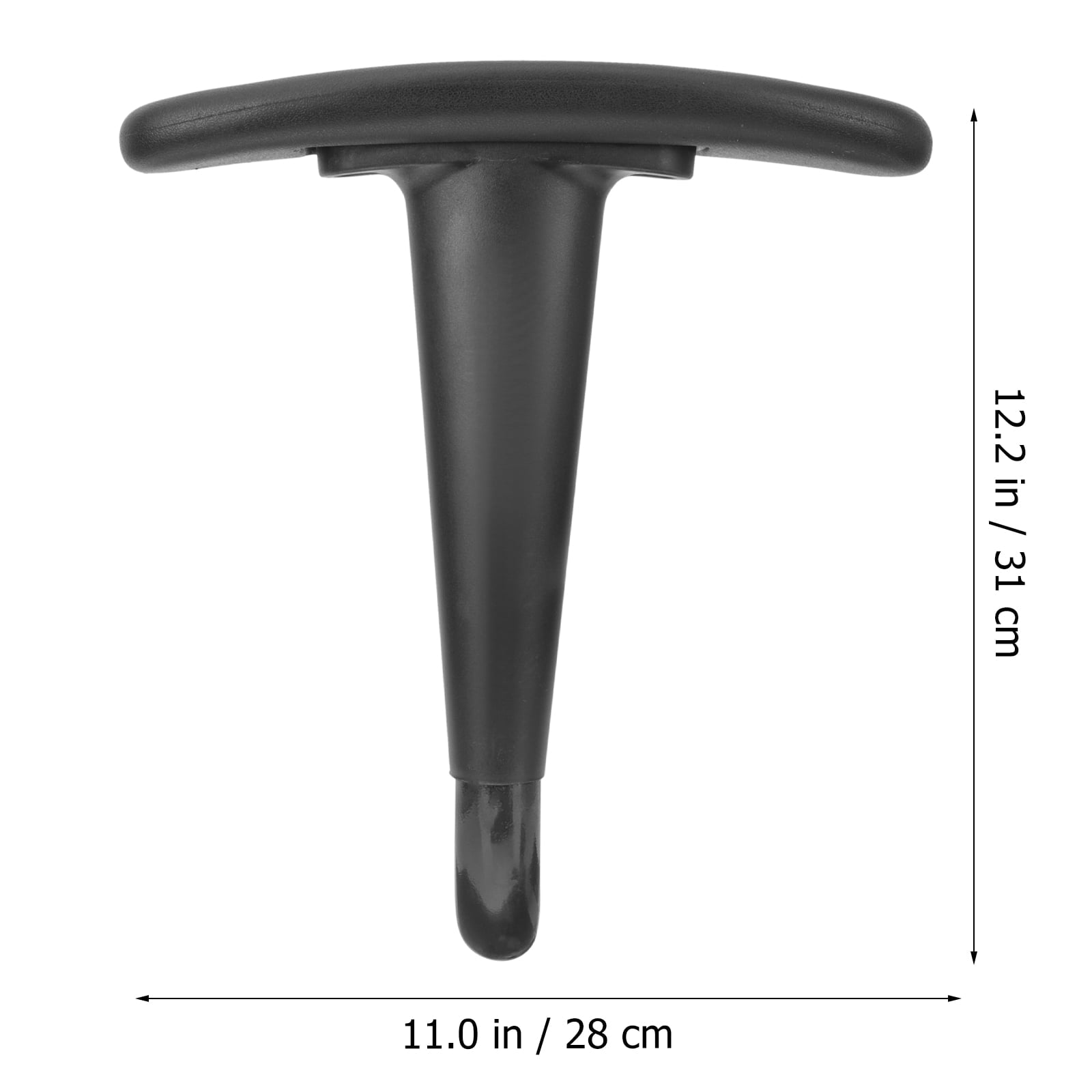 WHAMVOX  2 Pcs Arm Rest for Desk Chair Heavy Duty Support Gaming Office Black