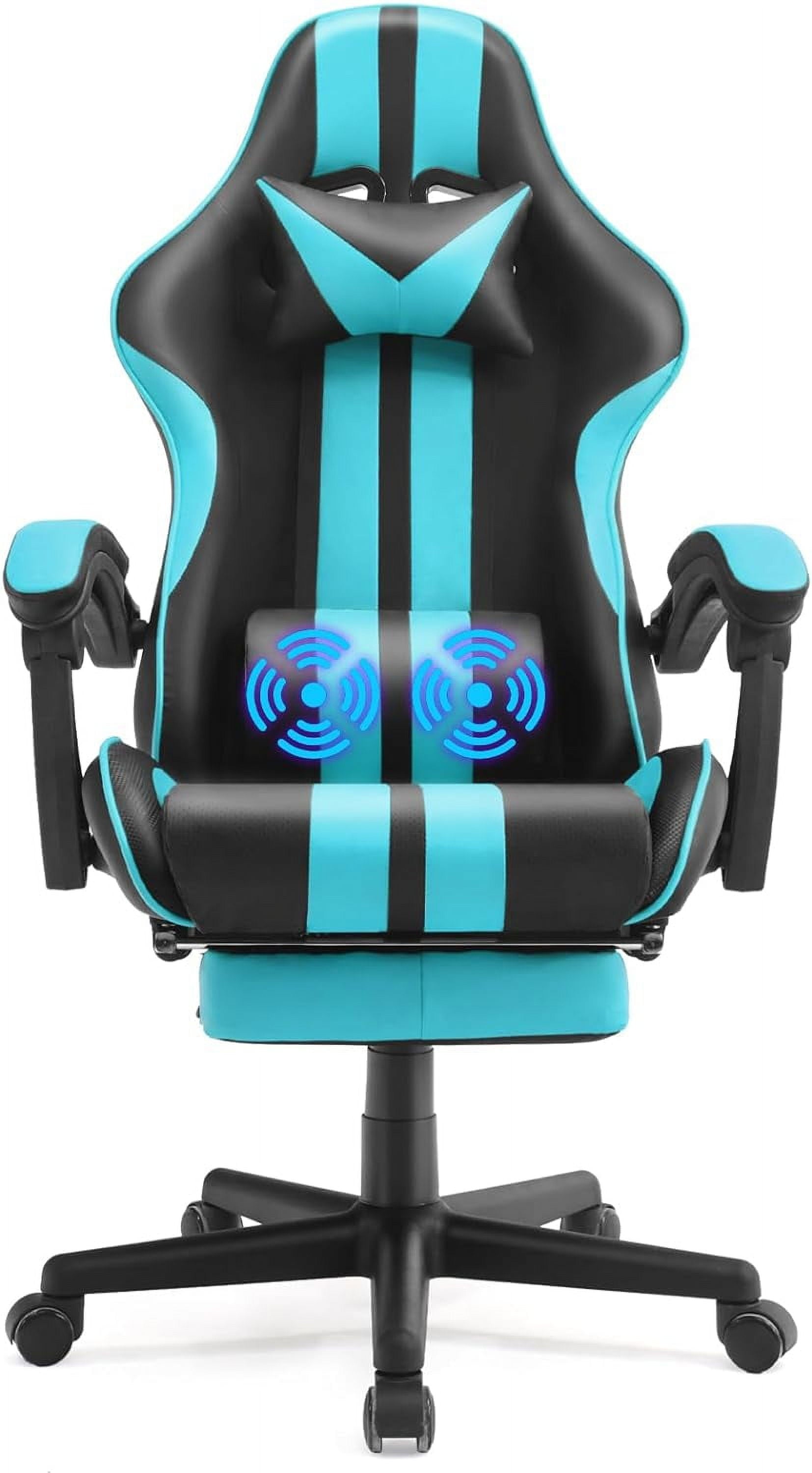 Ferghana Miami Blue Gaming Chair, Gamer Chair, PC Gaming Chair, Ergonomic Gaming Chair, Computer Gaming Chair with for Adults Teens
