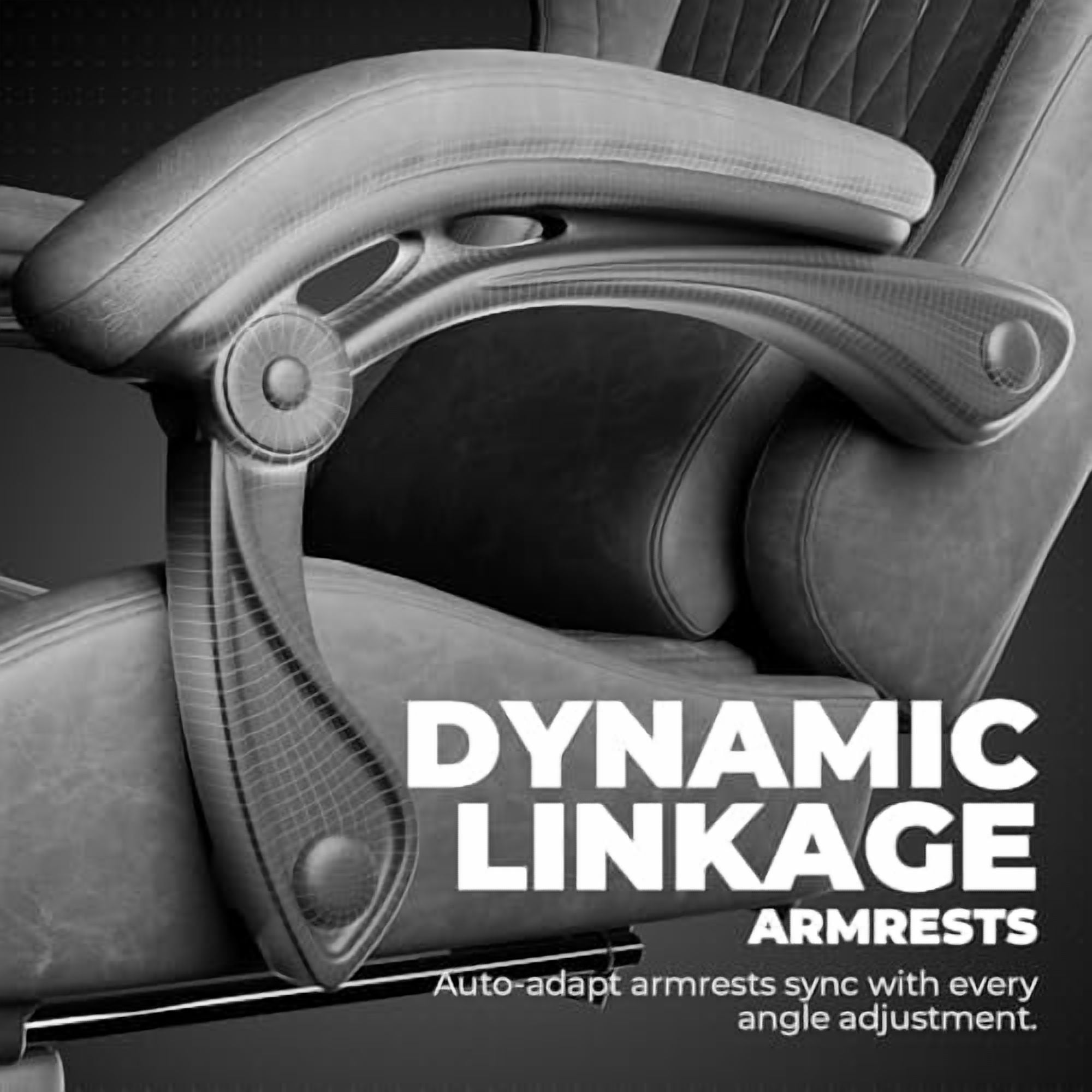 GTPLAYER Gaming Chair with Speakers, Video Game Chairs with Footrest, PC Gamer Chairs for Adults - Padded High Back Ergonomic Reclining Silla Gamer, Linkage Armrest, Ace Pro, Grey