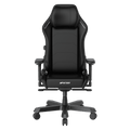 DXRacer Master Series Luxury Egnomic Office Chair for Big and Tall, with EPU Leatherette Upholstery, head rest and intergrated lumbar support, Black