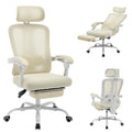 Ergonomic Office Chair,Swivel Task Chair with Adjustable Lumbar Support,Home Office Chair with Footrest,Mesh High Back Gaming Chair