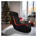 Foldable Gaming Chair with Speakers & Vibration - LED Strip, Bluetooth, USB Port - Multi-Function Comfortable Gaming Seat for Console, PC & Mobile