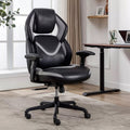 Gamers Unite Pro-Series Adult Gaming Chair with AIR Lumbar and Comfort Coil Seat Technology, Black