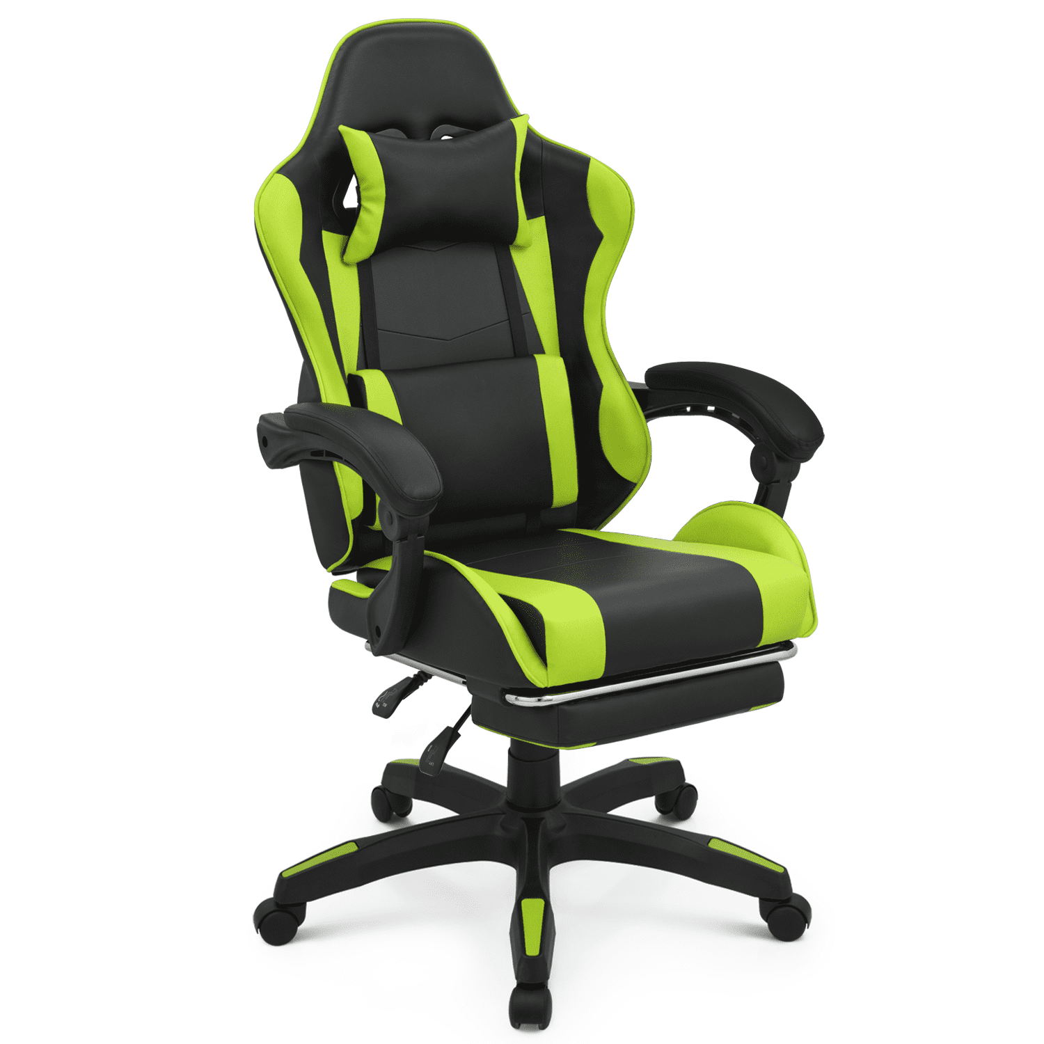 MoNiBloom Gaming Office Chair, Ergonomic High Back Gaming Chair with Headrest and Lumbar Support, Ergonomic Swivel Chair , Red