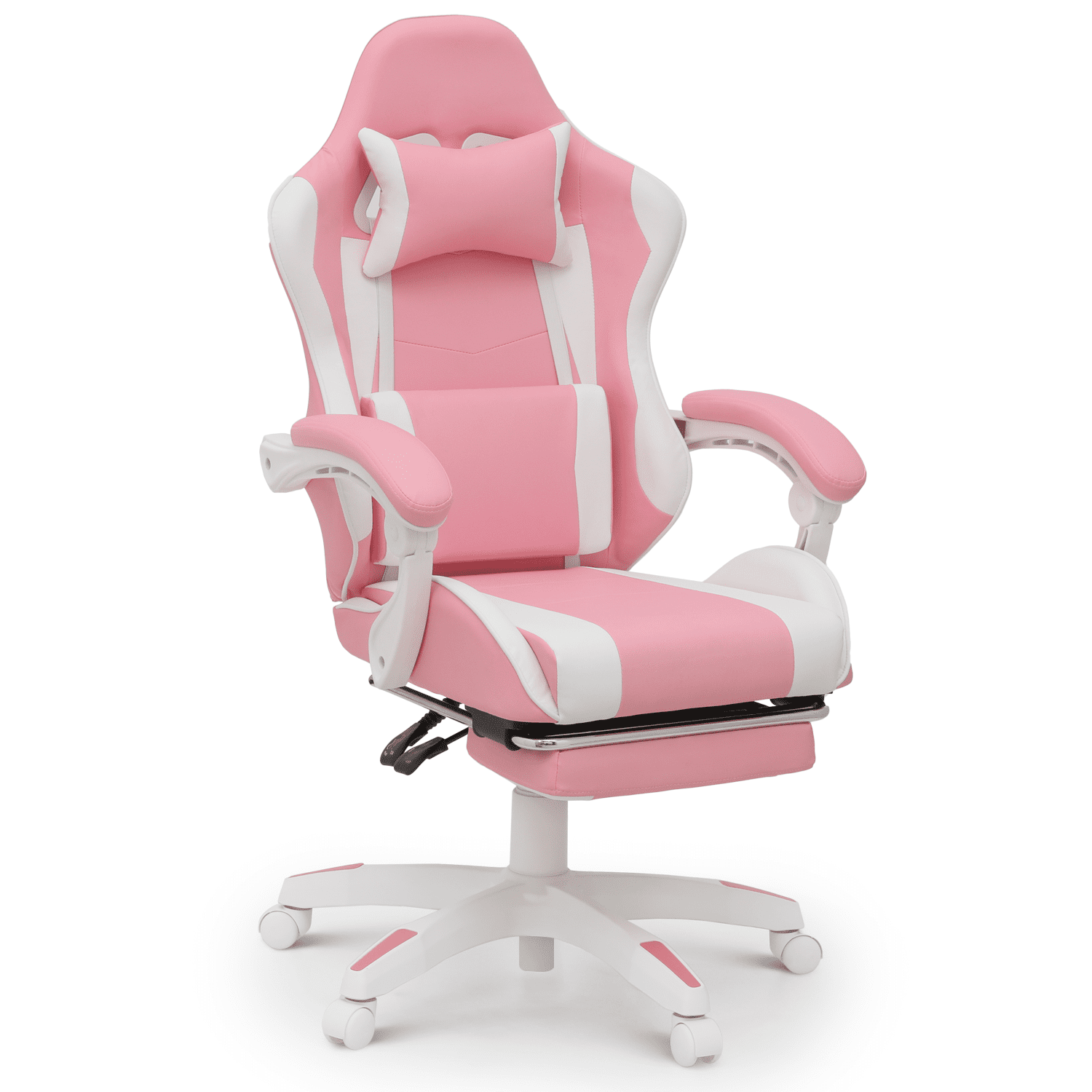 MoNiBloom Gaming Office Chair, Ergonomic High Back Gaming Chair with Headrest and Lumbar Support, Ergonomic Swivel Chair , Red