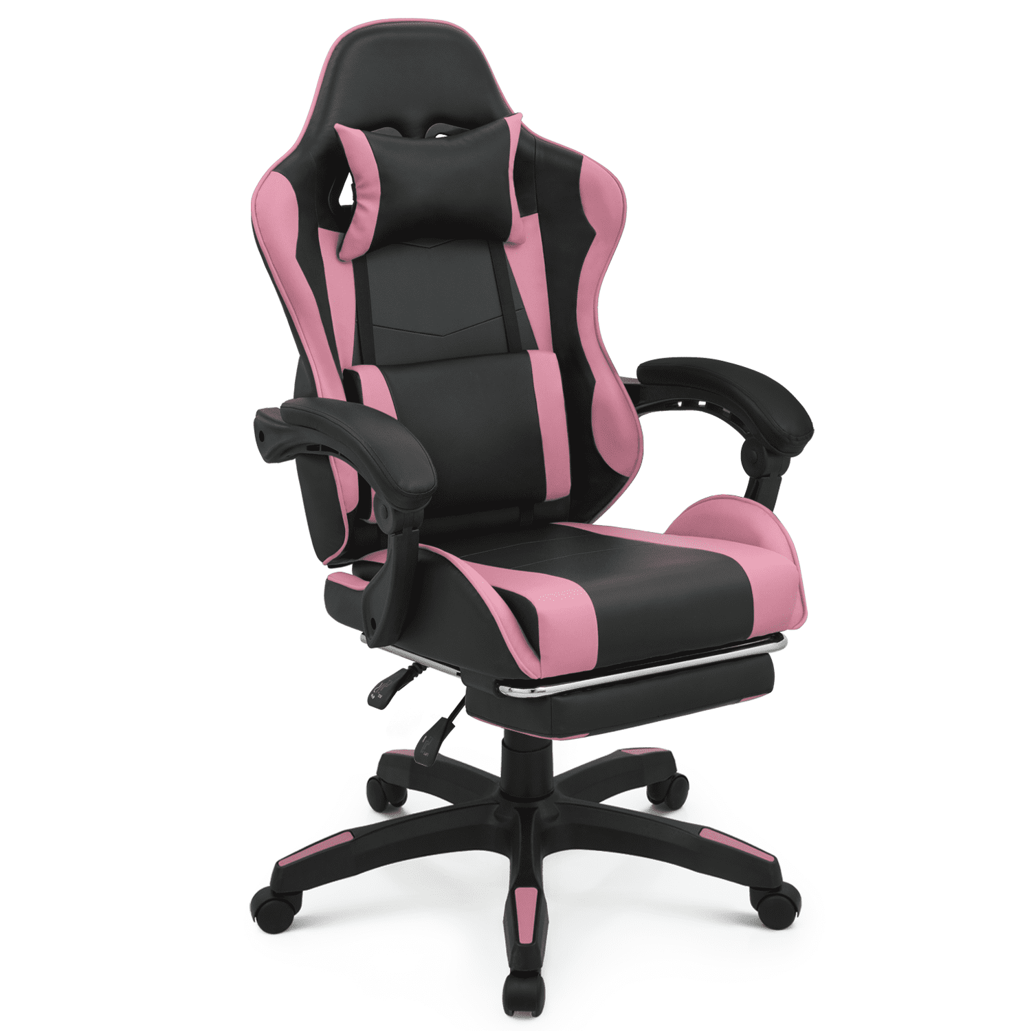 MoNiBloom Gaming Office Chair, Ergonomic High Back Gaming Chair with Headrest and Lumbar Support, Ergonomic Swivel Chair , Red