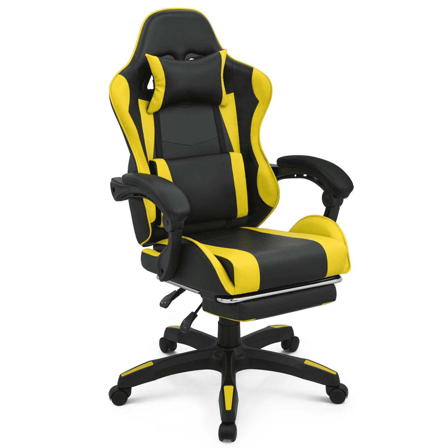 MoNiBloom Gaming Office Chair, Ergonomic High Back Gaming Chair with Headrest and Lumbar Support, Ergonomic Swivel Chair , Red