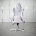 Techni Sport Velvet Gaming Chair, White RTA-TSF45C-WHT