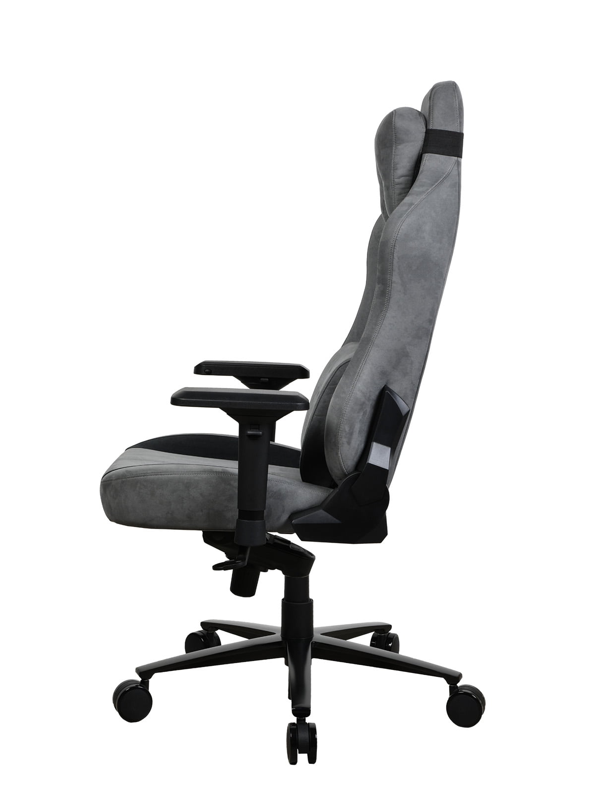 Arozzi Vernazza Supersoft Upholstery Material has a Unique Velvety Texture That is Fluid-Repellant and Breathable with Memory Foam Lumbar Support 4D Armrest for Office and Gaming Chair - Anthracite