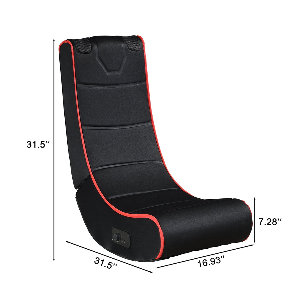 Deiokin Video Gaming Chair, Floor Chair Rocker for TV, Reading, Playing Video Games with Back Support, Meditation Soft Rocker Chair