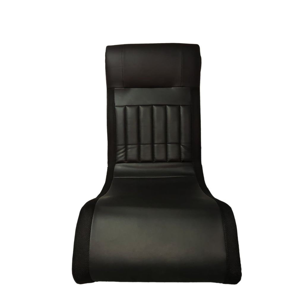 Folding Gaming Chair with Metal Speakers, RGB Lighting, Bluetooth, Vibration Massage & USB Port