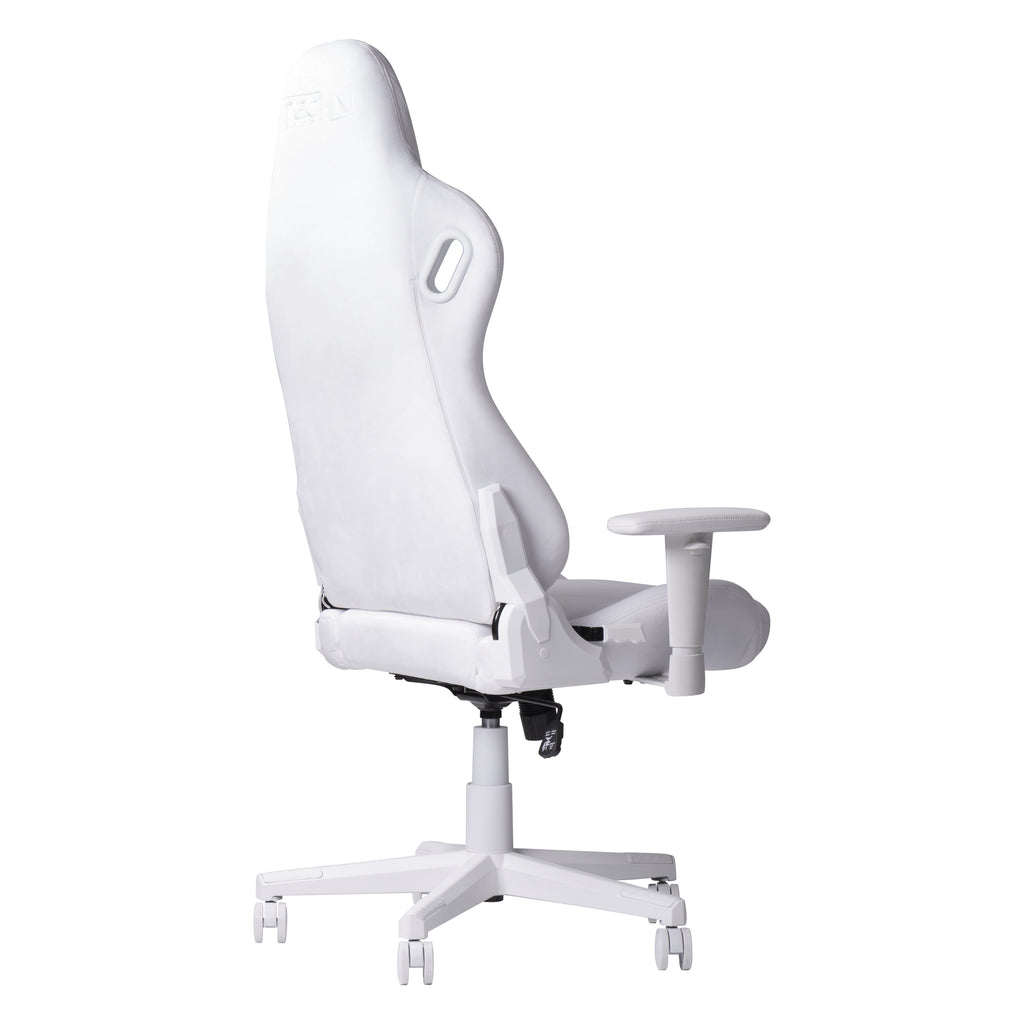 Techni Sport Velvet Gaming Chair, White RTA-TSF45C-WHT